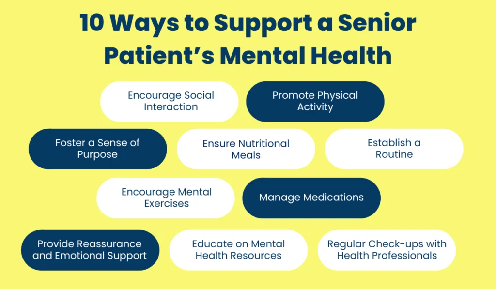 Ways to Support a Senior Patient’s Mental Health