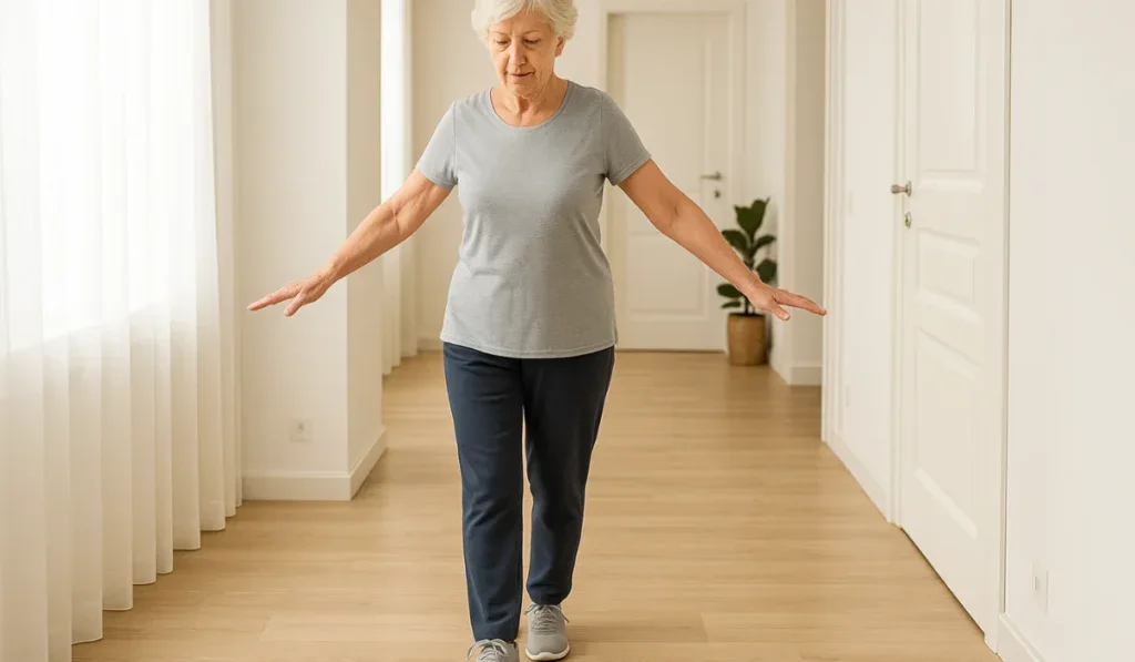 Heel-To-Toe Walk