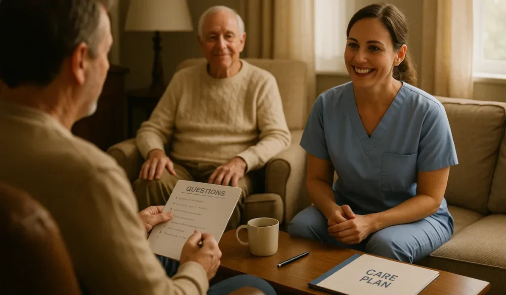 Interviewing a Home Health Aide
