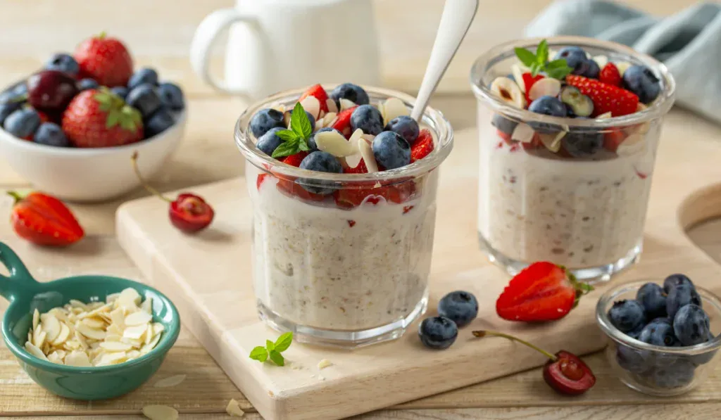 Overnight Oats With Fresh Fruit